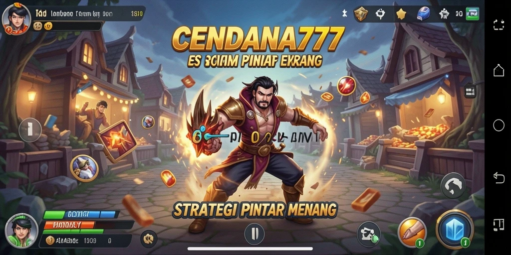 Tampilan gameplay CENDANA777 yang menegangkan dan strategis.