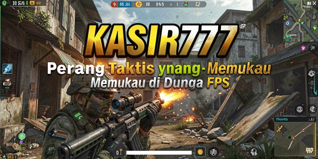 Screenshot gameplay KASIR777 dengan aksi tembak-menembak yang intens.