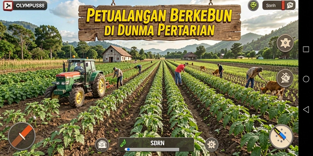 Tampilan menarik dari gameplay OLYMPUS88 dalam dunia pertanian.