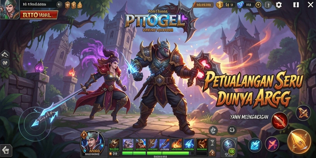 Tampilan gameplay ARPG PTTOGEL yang mendebarkan dan penuh aksi.
