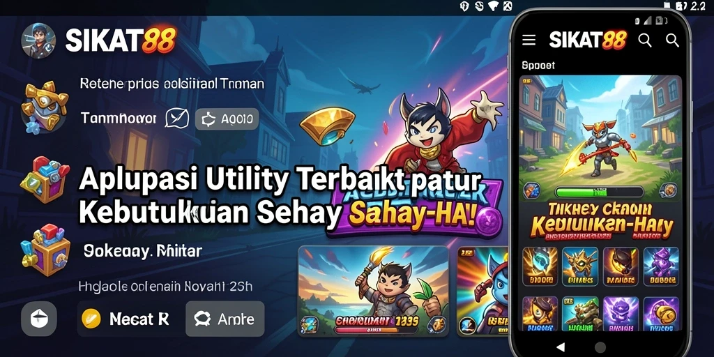 Tampilan antarmuka pengguna SIKAT88 yang modern dan fungsional.