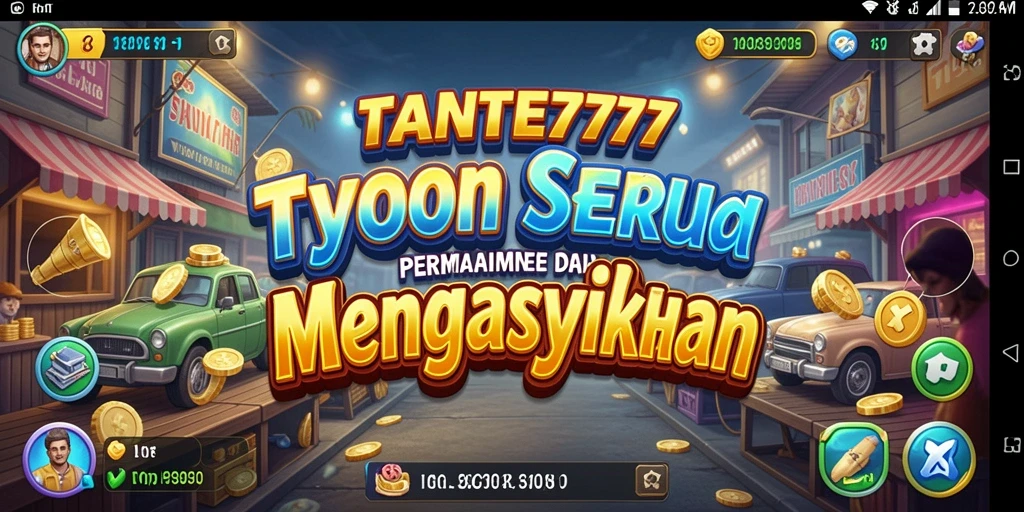 Tampilan gameplay <strong>TANTE777</strong> yang menarik dan penuh warna.