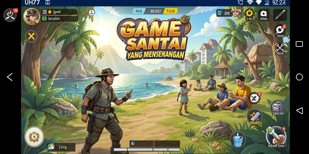 Screenshot gameplay UH77 menampilkan keseruan permainan yang mengasyikkan.