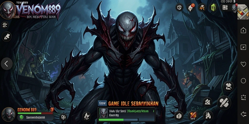 Tampilan menarik gameplay Idle dalam VENOM889 yang mengasyikkan.