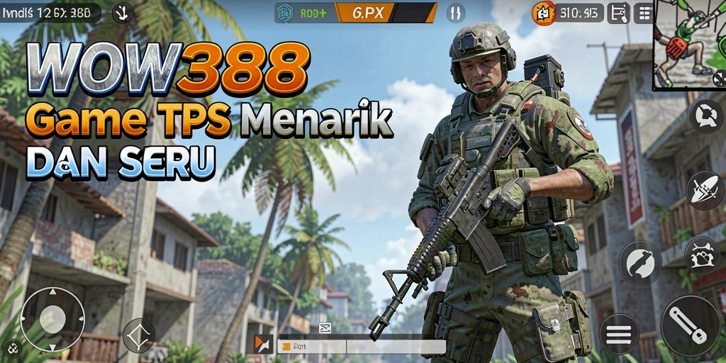Tampilan gameplay seru dari game TPS WOW388.